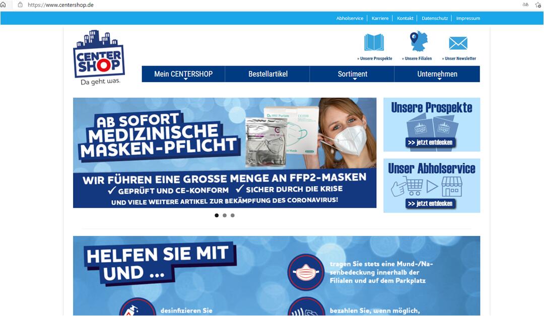 CENTERSHOP – Korn Vertriebs GmbH & Co. KG