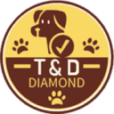 T&D DIAMONDS PETS COMPANY logo