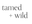 Tamed + Wild logo